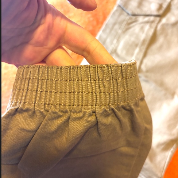 Light brown organic cotton utility cargo joggers pants NWT - Picture 5 of 15